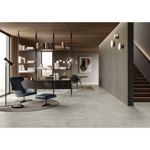 Керамогранит Metropolis Absolut Silver Battiscopa Nat Rett 7,2x60