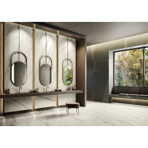 Керамогранит Metropolis Absolut Silver Battiscopa Nat Rett 7,2x80