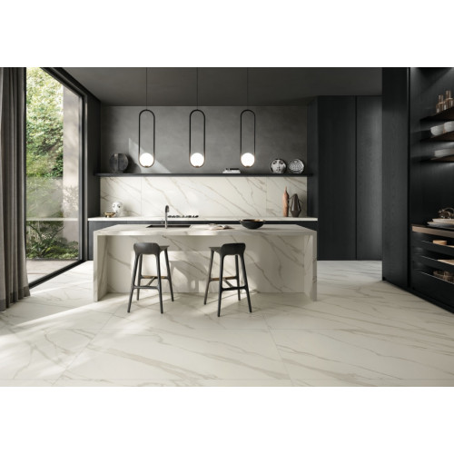 Керамогранит Metropolis Absolut Silver Battiscopa Nat Rett 7,2x80