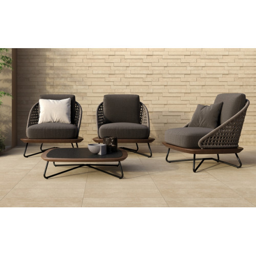 Керамогранит Room Black Stone Pat Ret 60x60