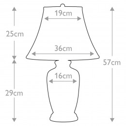 Настольная лампа Elstead Lighting BLUE-G-JAR-TL