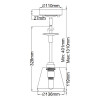 Подвесной светильник для ванных комнат Elstead Lighting, Арт. BATH-AGATHA1P-PC