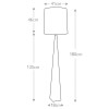 Торшер Elstead Lighting, Арт. ASCENT-FL-BLK