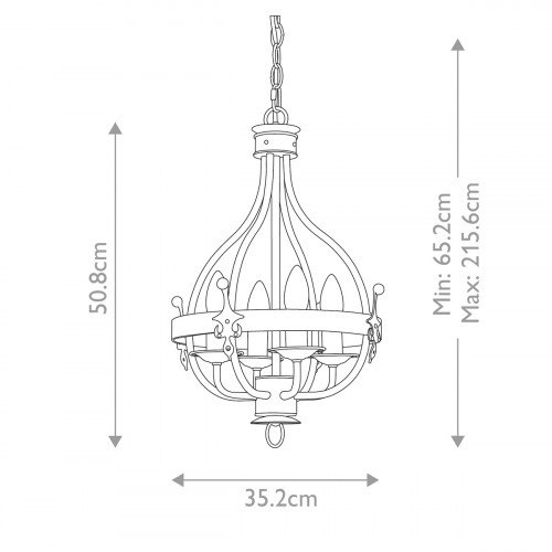 Подвесной светильник Elstead Lighting, Арт. WINDSOR4-GR