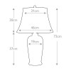 Настольная лампа Elstead Lighting BLUE-TRAD-WP-TL