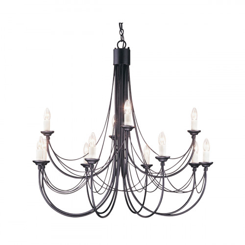 Люстра Elstead Lighting CB12-BLACK