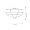 Потолочный светильник Elstead Lighting OLD-PARK-PB