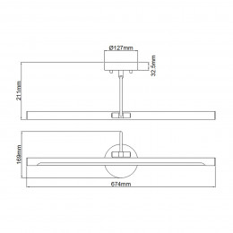 Светильник для картин Elstead Lighting, Арт. ALTON-PL-L-BN