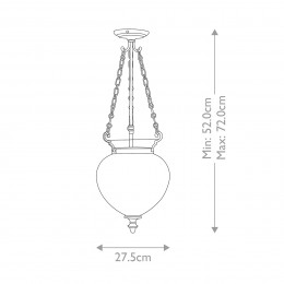 Подвесной светильник Elstead Lighting FP-P-M-POL-NCKL
