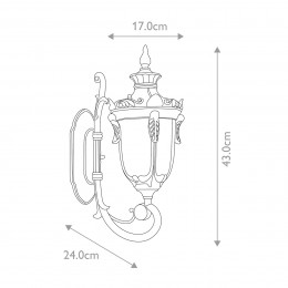 Настенный фонарь Elstead Lighting PH1-S-OB