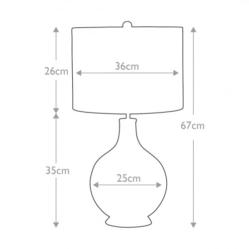 Настольная лампа Elstead Lighting, Арт. ORB-TL-CLEAR