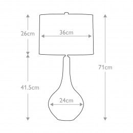 Настольная лампа Elstead Lighting, Арт. JOB-TL