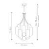 Подвесной светильник Elstead Lighting, Арт. QUINTO6-WAB
