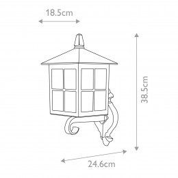 Настенный фонарь Elstead Exterior, Арт. BL17-BLACK