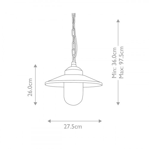 Подвесной фонарь Elstead Lighting, Арт. KLAMPENBORG8