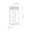 Настенный фонарь Elstead Lighting, Арт. HL7-S-VDG