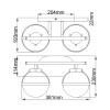 Бра для ванных комнат Hinkley, Арт. HK-HOLLIS2-C-BK-BATH