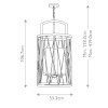 Подвесной светильник Hinkley Lighting, Арт. HK-NEST-P-C-SL