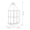 Настенный фонарь Hinkely Lighting, Арт. HK-BINGHAM-L