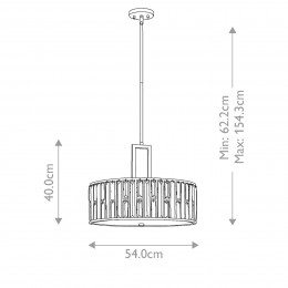 Подвесной светильник Hinkley Lighting, Арт. HK-GEMMA-P-C-VBZ