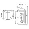 Настенный фонарь Hinkley, Арт. QN-ATWATER-M-BK