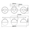 Бра для ванных комнат Hinkley, Арт. HK-HOLLIS3-C-HB-BATH