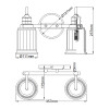 Бра для ванных комнат Quoizel QZ-SWELL2-BB-BATH
