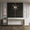 Orro lux (мозаичные декоры премиум класса) из мрамора с латунными вставками
