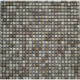 PIX 352 Light Emperador ,чип 10x10 мм, сетка 305х305x6 мм, Матовая