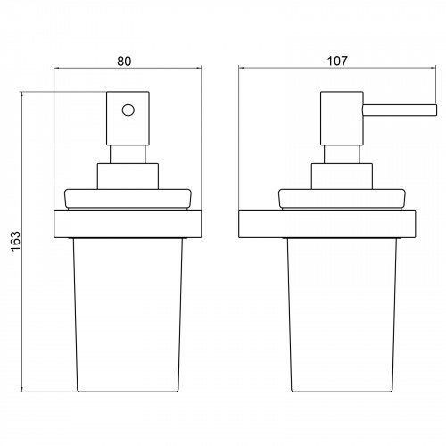 Дозатор Timo Petruma 15239/03 черный