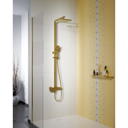 Душевая система с термостатом Timo Tetra-thermo SX-0169/17 золото матовое