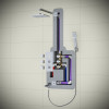 Душевая система встроенная с термостатом Timo Tetra-thermo SX-0199/17SM золото матовое