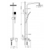 Душевая система Timo Selene SX-2013/03 черный