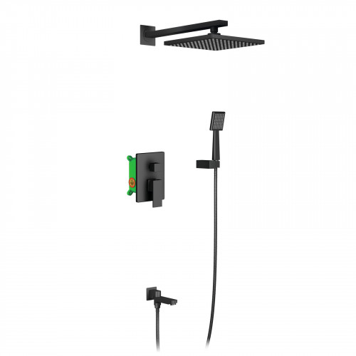 Душевая система встроенная Timo Selene SX-3069/03SM черный