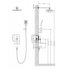 Душевая система встроенная Timo Torne SX-4319/03SM черный