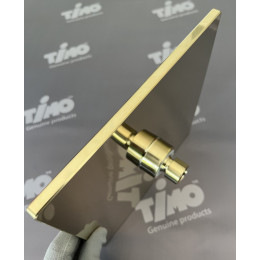 Душевая система встроенная с термостатом Timo Petruma SX-5059/17SM золото матовое