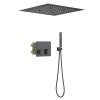 Душевая система встроенная с термостатом Timo Petruma SX-5209/03SM черный