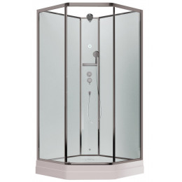 Premium ILMA 709 душевая кабина с крышей, хамам и стульчиком 90*90*225