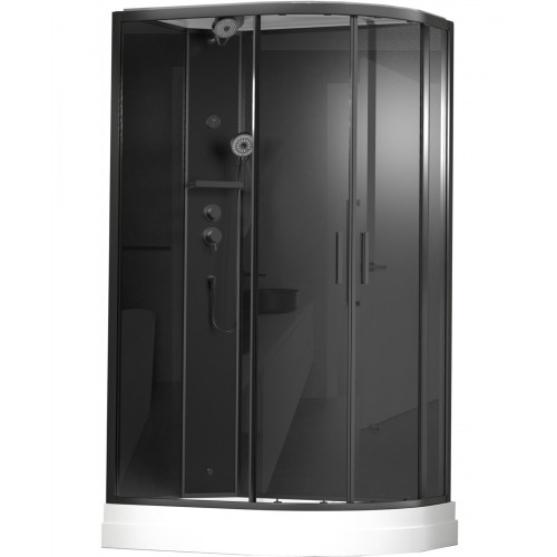 Premium ILMA Black 902 L душевая кабина (120*80*222)