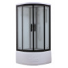 Standart T-6600 Black Fabric душевая кабина (100*100*220), турецкая баня хамам