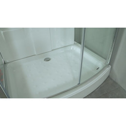 Lux T-7715 душевая кабина 120*90*225, турецкая баня хамам, стульчик прозрачный