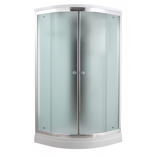 Comfort T-8801 Fabric Glass душевая кабина 100*100*22+турецкая баня хамам+стульчик прозрачный