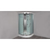 Comfort T-8801 Fabric Glass душевая кабина 100*100*22+турецкая баня хамам+стульчик прозрачный