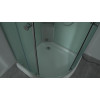 Comfort T-8801 Fabric Glass душевая кабина 100*100*22+турецкая баня хамам+стульчик прозрачный