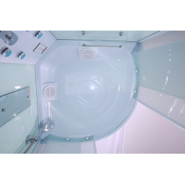 eco TE-0709 душевая кабина 90*90*218, турецкая баня хамам, стульчик прозрачный