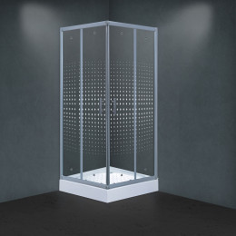 душевой угол TL-1102 Romb Glass (100*100*200), шт