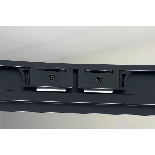 Душевой угол TPSS-100/03C-8, раздвиж 1000*1000*2000, проф черный, стекло проз