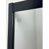 Душевой угол TPSS-100/03C-8, раздвиж 1000*1000*2000, проф черный, стекло проз