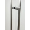 Душевая дверь TDSS-140/13C-8L, раздвиж 1400*2000, проф никель + торцевое стекло TSS-900/13C-8 900*2000, проф никель