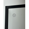 Душевая дверь TDSS-140/03C-8R, раздвиж 1400*2000, проф черный + торцевое стекло TSS-1000/03C-8 1000*2000, проф черный